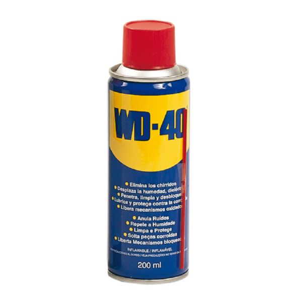 Spray lubricante multiuso WD-40.