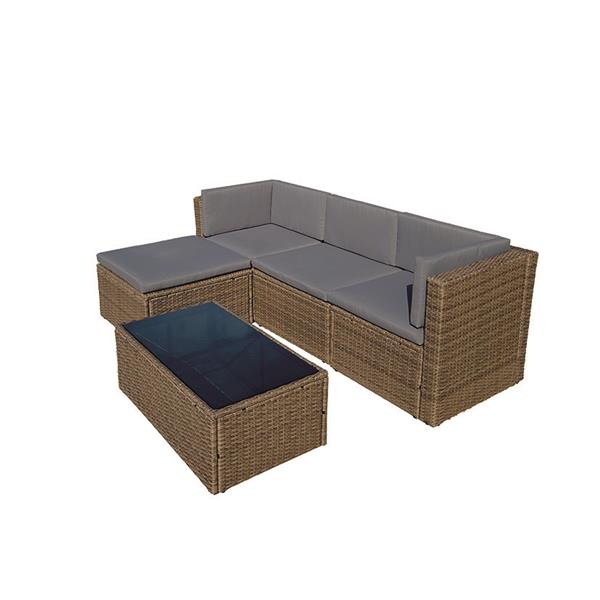 Conjunto Lanzarote III. Ratan sintetico + chaise long.