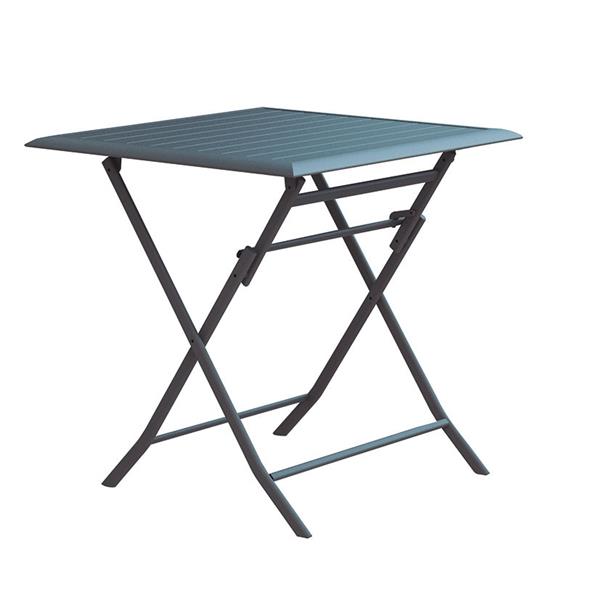 Mesa aluminio 71x71xh71 cm.