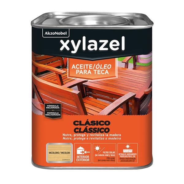 XYLAZEL ACEITE TECA 750ML INCOLOLRO
