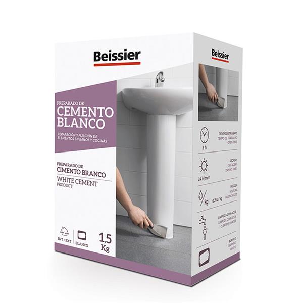 AGUAPLAST 619 CEMENTO BLANCO  1.5 KG.