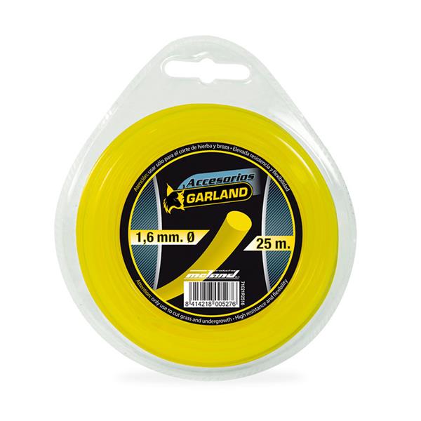 GARLAND HILO NILON CORTABORDES.&Oslash; 1.6 MM. 25M