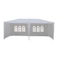 CARPA RAFIA BLANCA 3X6 M.